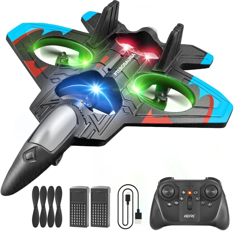 4DRC V32 Foam Remote Control Airplanes RC Planes for Kids Adults, RC Airplane Fi